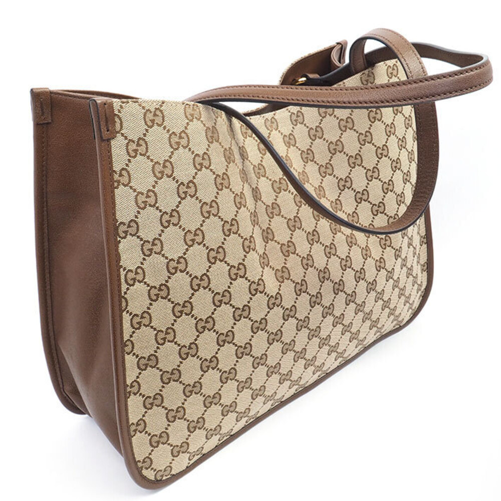 Gucci Bag GG Canvas Horsebit Tote